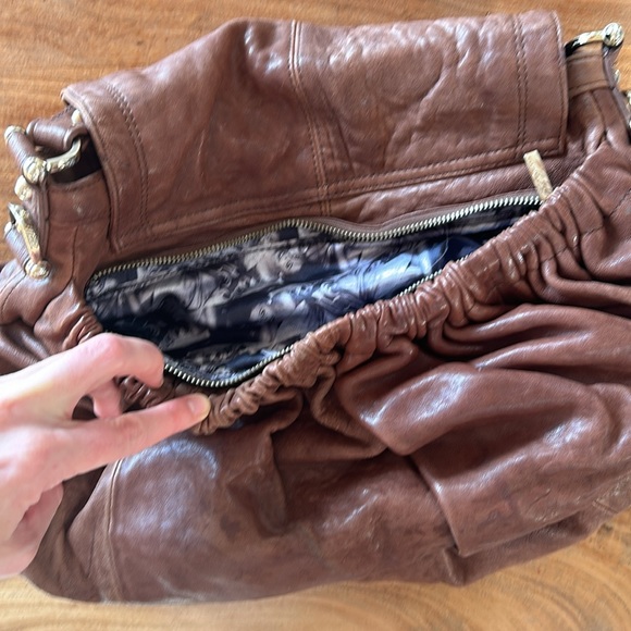 Brown Genuine Leather Purse Bag- Junior Drake - Picture 4 of 4